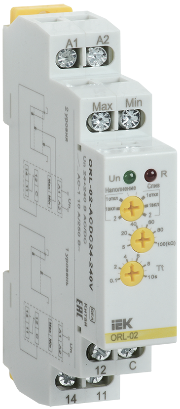 

Реле наполн/дренаж ORL 24-240 В AC/DC IEK (ORL-02-ACDC24-240V)