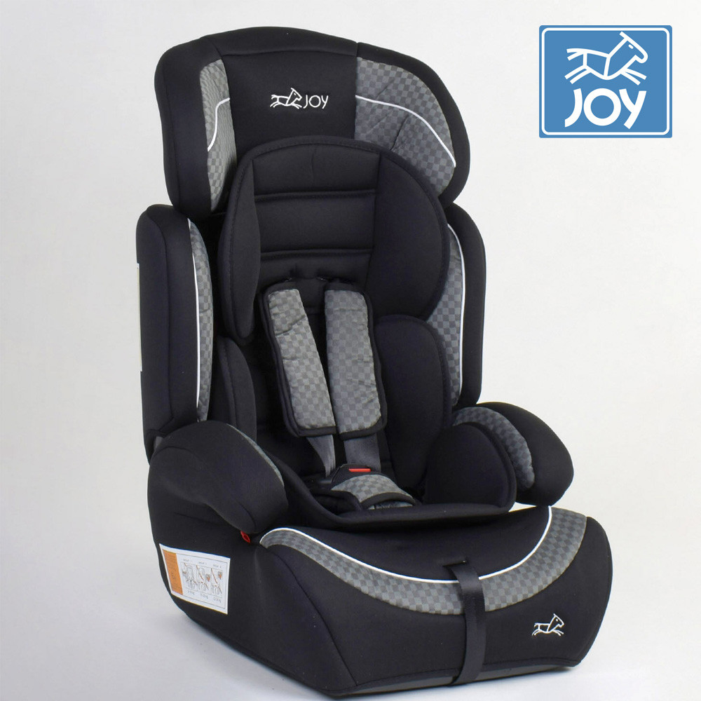 

Детское автокресло (группа 1-2-3, 9-36кг) JOY 49779 Черно-серый