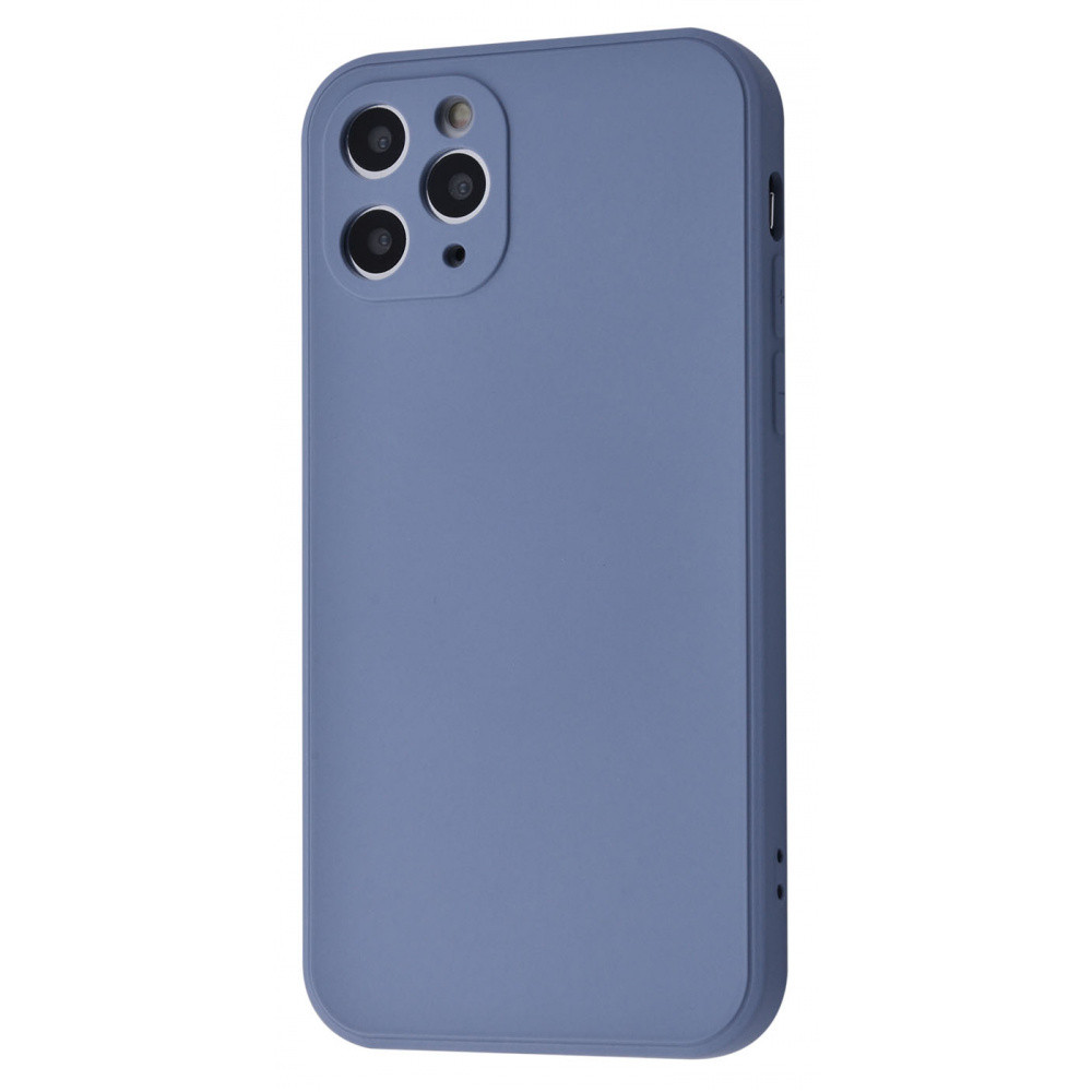 

Чехол накладка iPhone 11 Pro Matte Silicone (TPU) lavender_gray
