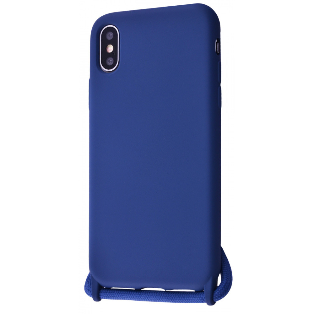 

WAVE Lanyard Case (TPU) iPhone X/Xs blue cobalt