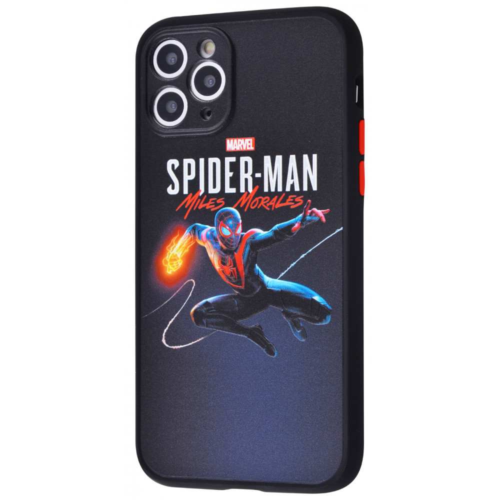 

Чехол накладка iPhone 11 Pro Game Heroes Case (PC+TPU) spider-man