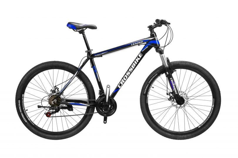 

Велосипед CrossBike Leader 29" 21" Черный-Синий