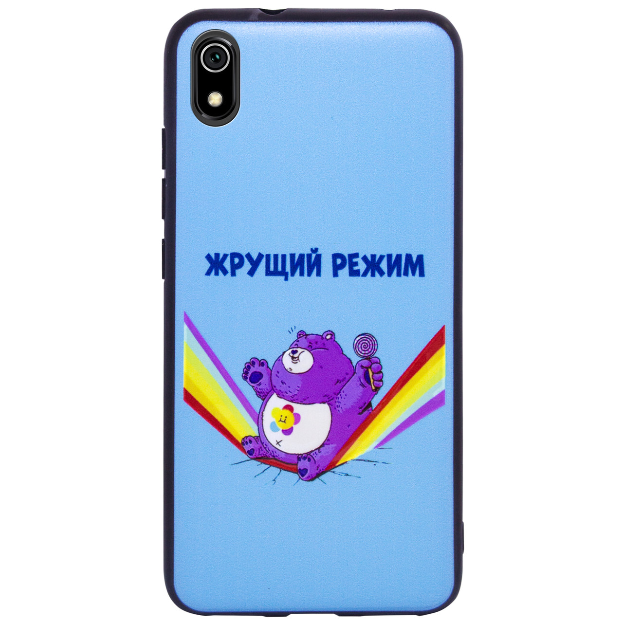 

TPU+PC чехол ForFun для Xiaomi Redmi 7A, Жрущий режим / синий