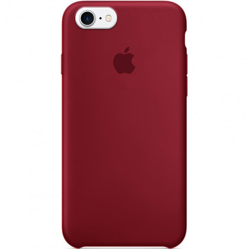 

Чехол Silicone Case для Apple iPhone 7 / 8 (4.7") Бордовый / Marsala