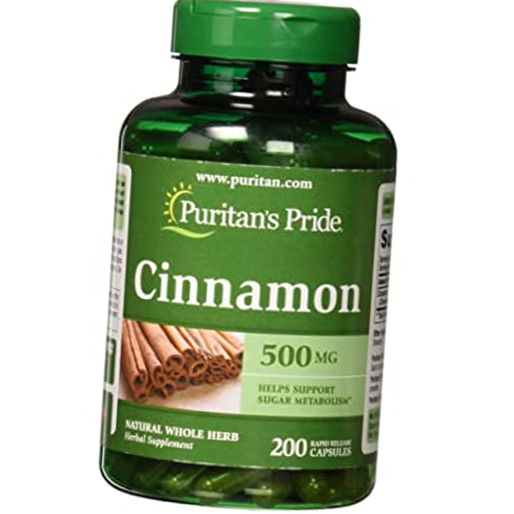 

Экстракт корицы Puritan's Pride Cinnamon 500 mg 200 капсул