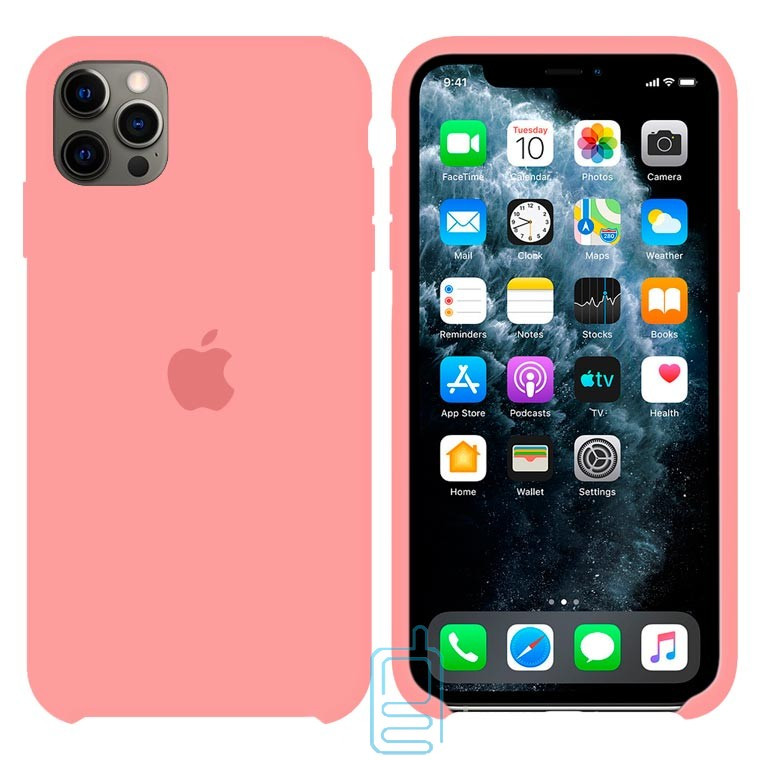 

Чехол Silicone Case Original iPhone 12 Pro Max №27 (Begonia) (N27), Розовый