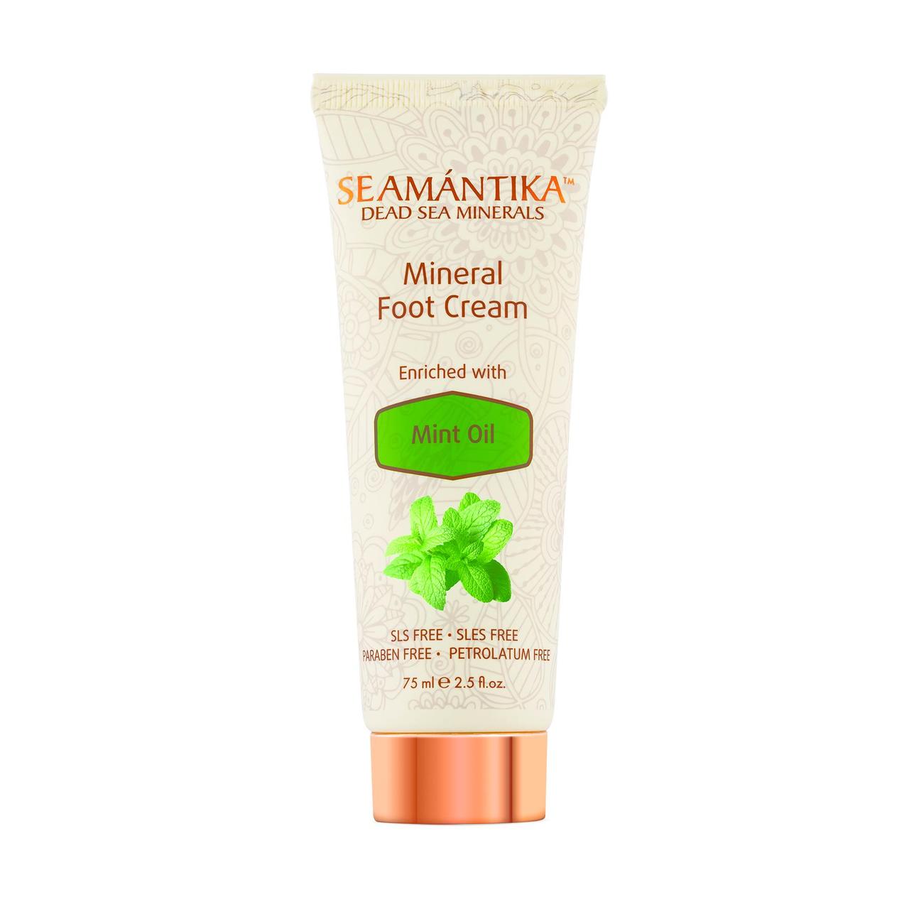 

Минеральный крем для ног с маслом мяты(Mineral foot cream)
