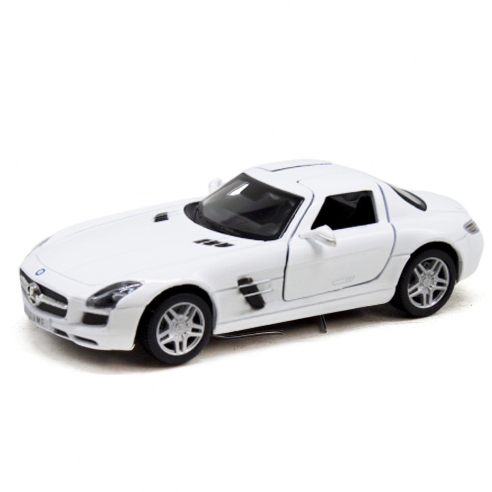 

Машинка металлическая KT5349W Mercedes-Benz SLS AMG (Белый)