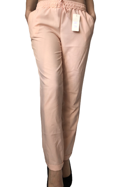 Жіночі брюки Elegance EL13 46 пудра