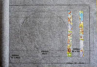 Килимок для складання пазлів СІРИЙ текстильний фетровий Повний комплект, фото 1