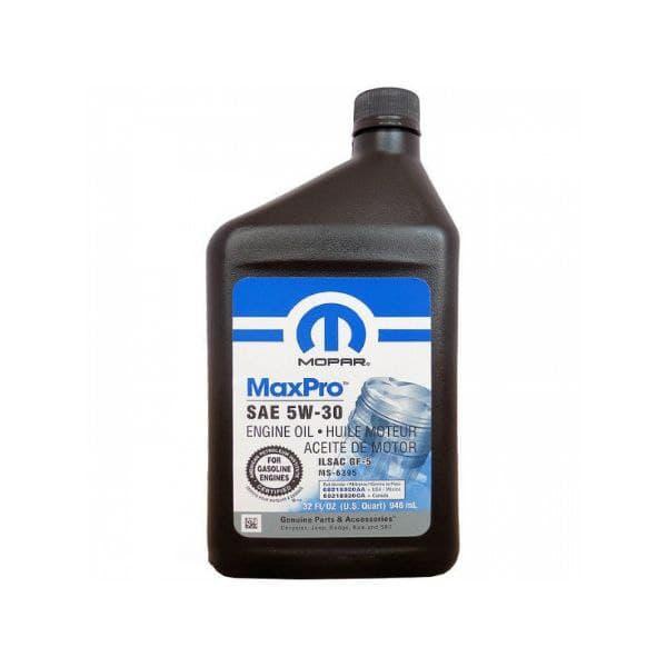 

Моторное масло Mopar MaxPro 5W-30 0.946л (68518204AA)