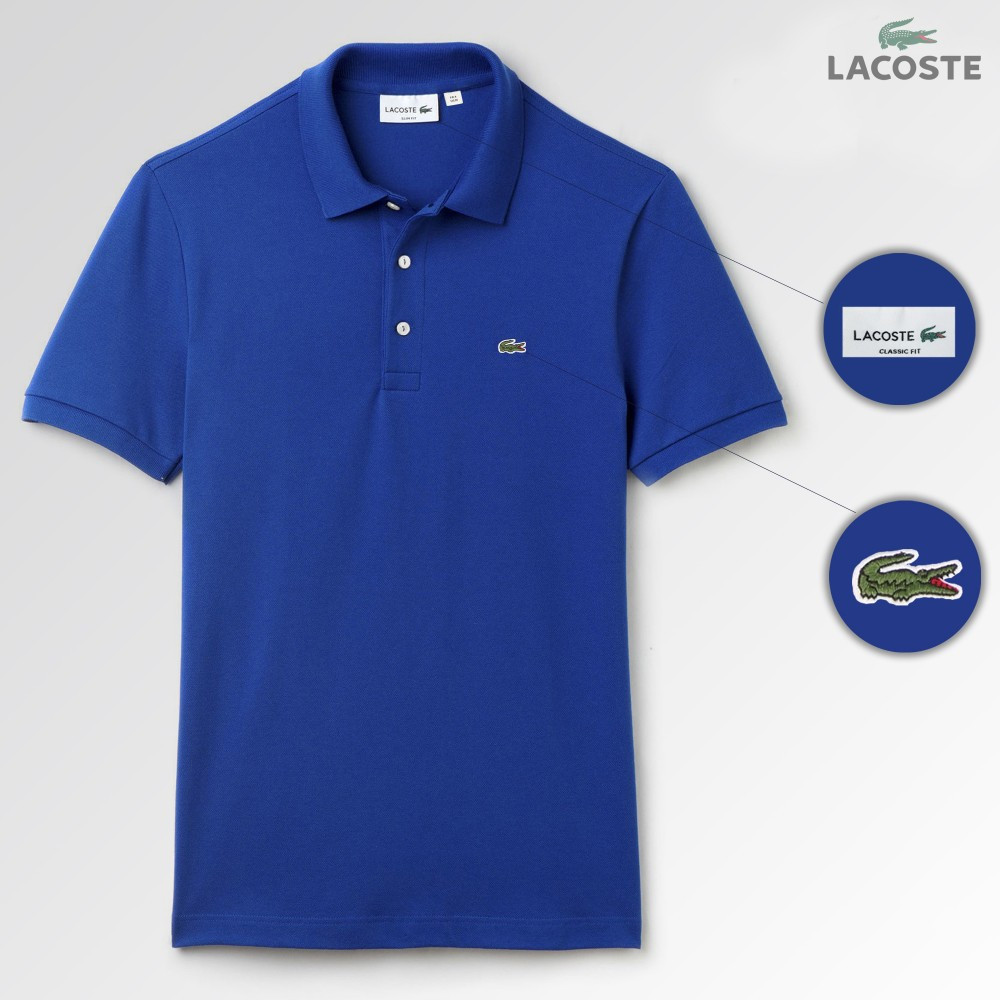 

Футболка Поло Lacoste (Светло-синяя)