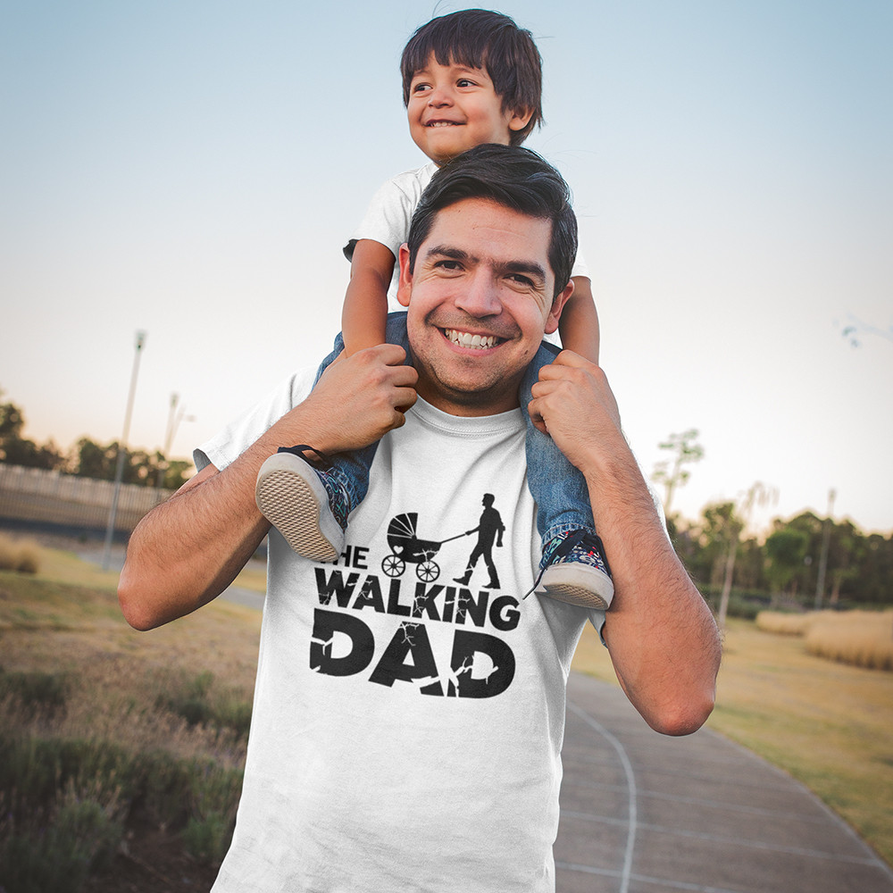 

Мужская футболка на "День Отца" -The Walking DAD