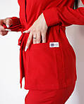 Медицинский костюм Монтана  цвет красный, фото 6