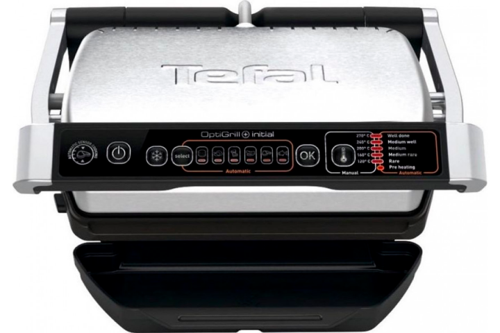 

✅ Электрический гриль Tefal GC 706D34 OptiGrill Initial серебристый | Електричний гриль Тефаль