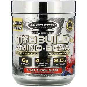 

Аминокислоты (БЦАА) MuscleTech MyoBuild 4X Amino-BCAA (332 грамм.)