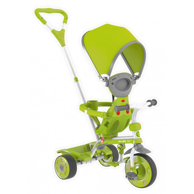 Триколісний Дитячий велосипед  Y STROLLY Spin 2 в 1 зелений (100835)