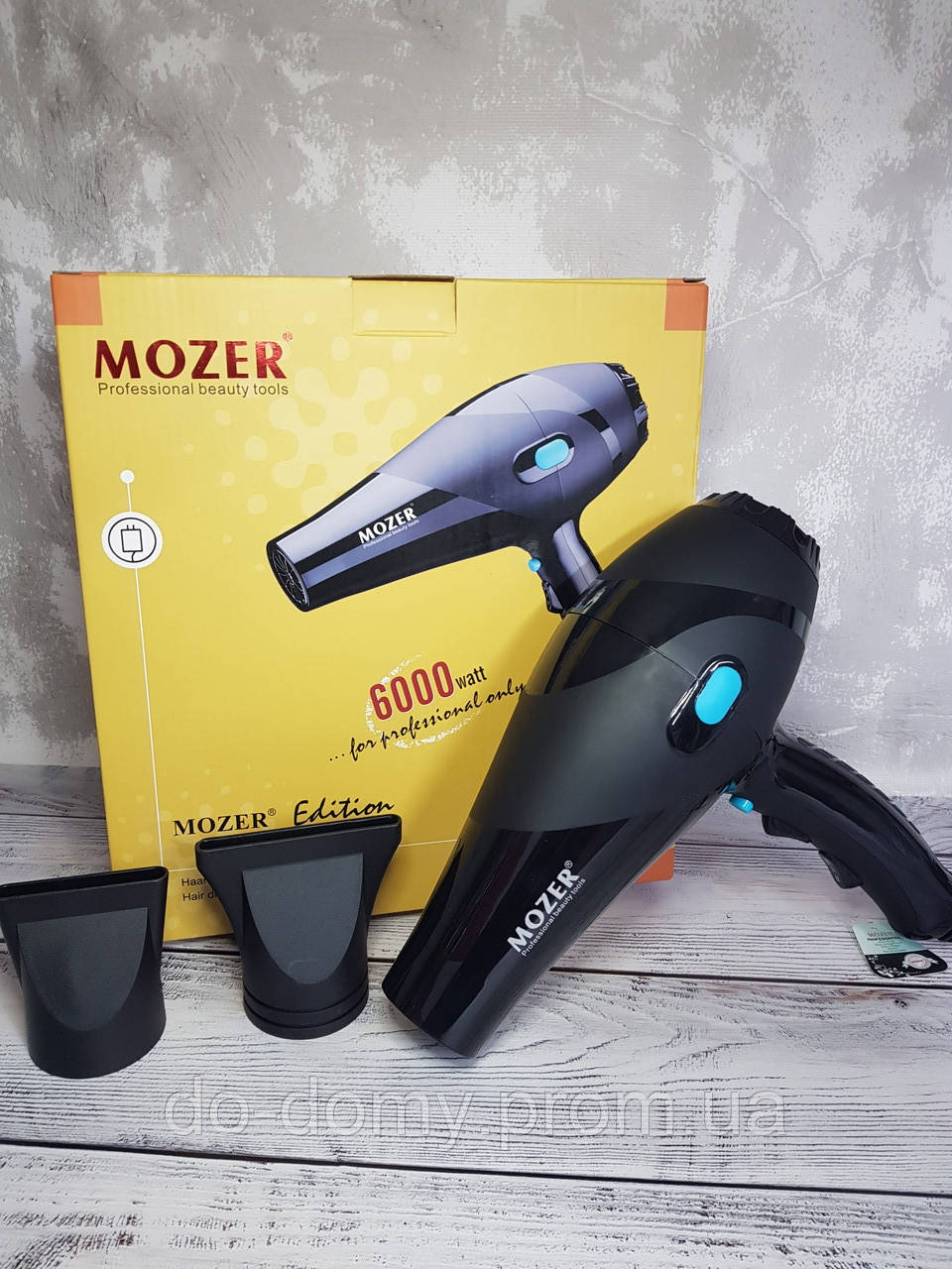 

Фен Mozer MZ-3100 Мощность 6000W 3 температурных режима 2 скоростных режима