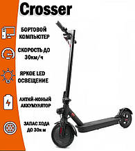 Электросамокат Crosser E9 Premiun AIR 10 дюймов / Черный
