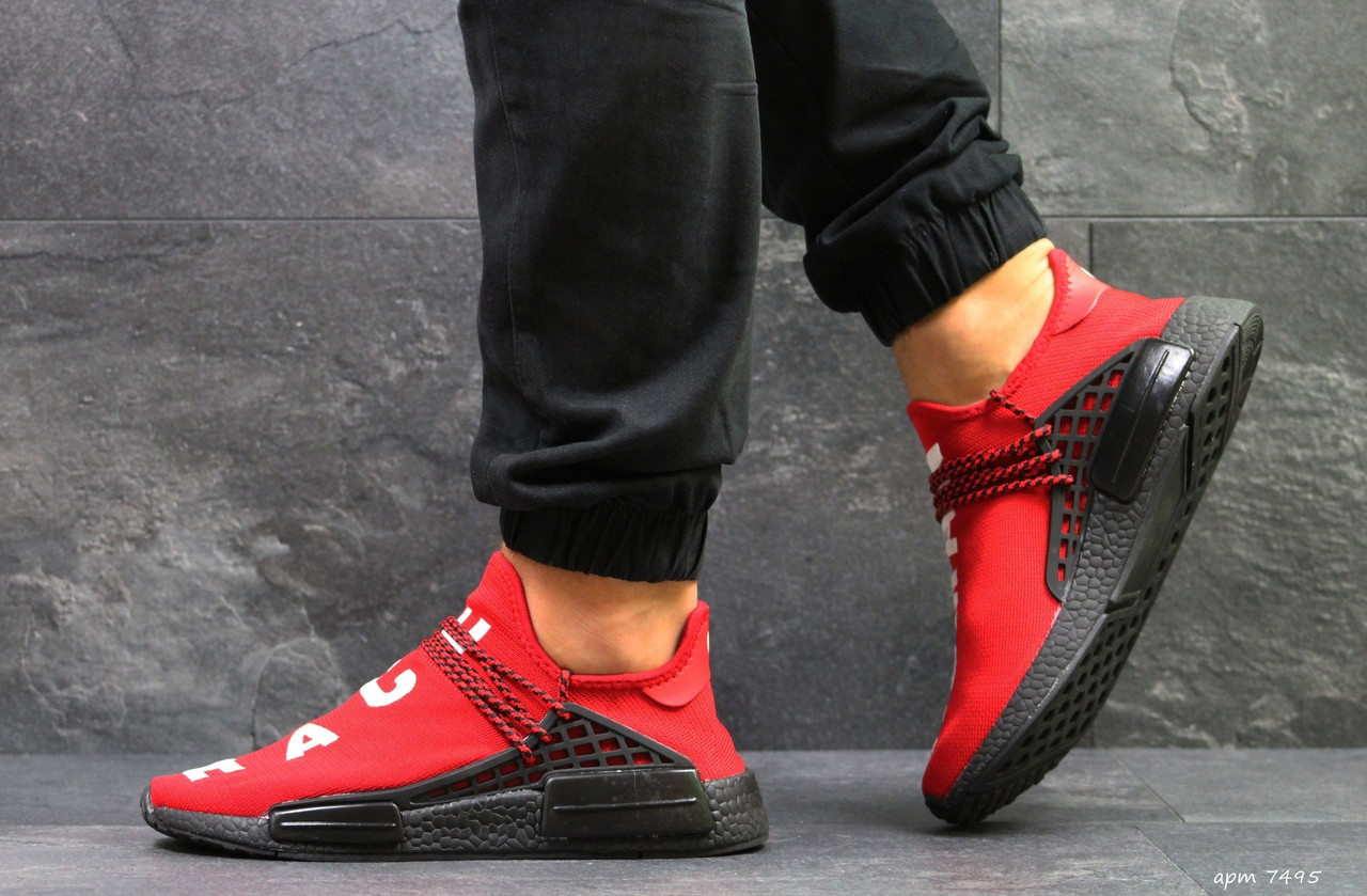 Кросівки Чоловічі Adidas NMD Human Race,сітка,червоні