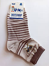Дитячі демісезонні шкарпетки ХОМА ЖИТОМИР р. 18-20 WILD AND COOL -беж / шкарпетки весна-осінь