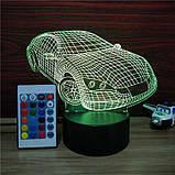 3D Світильник ,"Автомобіль", Оригінальні подарунки дітям, подарунок дочці на день народження, фото 7