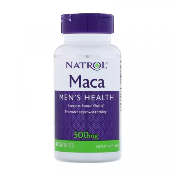 Мака Перуанская Natrol Maca 500 mg 60 caps