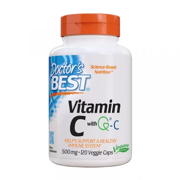 Витамин С Doctor's BEST Vitamin C with Q-C 500 mg 120 veg caps