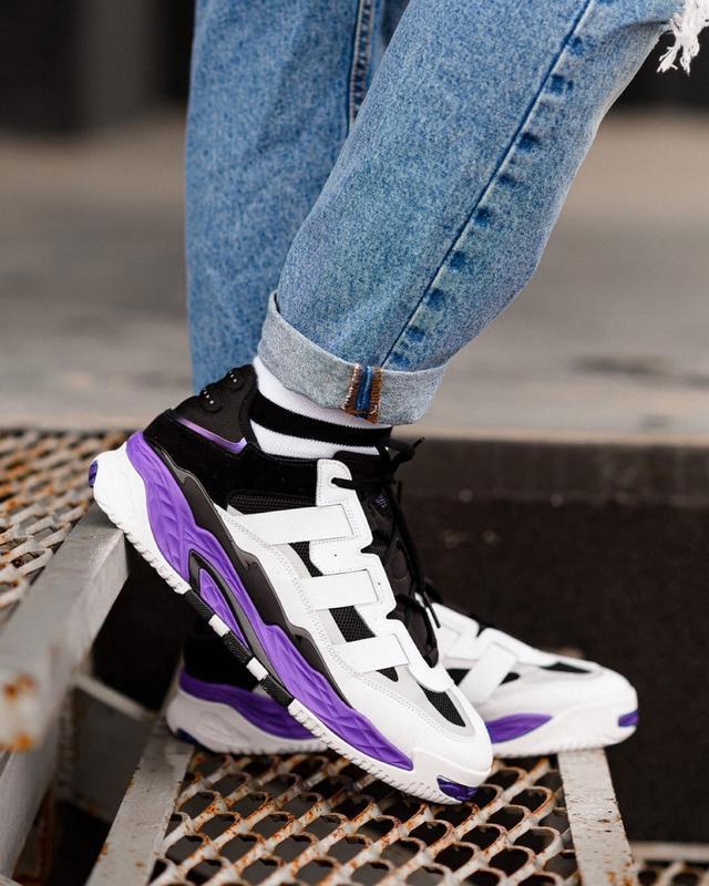 Кросівки чоловічі Adidas Niteball White Purple