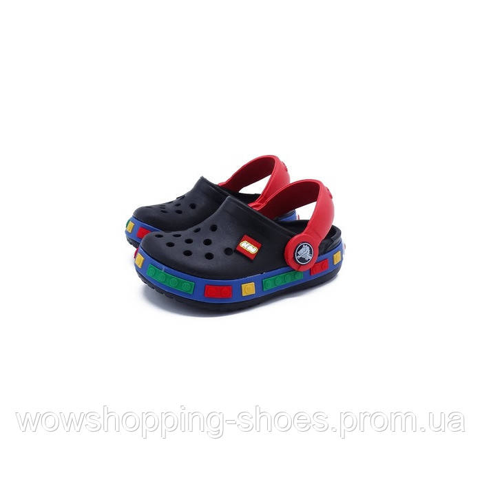 

Детские Кроксы Crocs Crocband LEGO Dark/red J2, Желтый