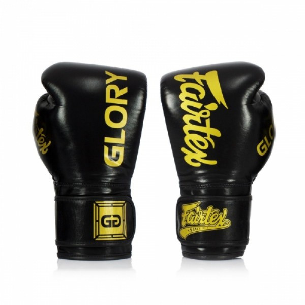 

Боксерские перчатки Fairtex BGVG1 Glory Competition Gloves Black 12 oz, Черный
