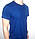 Темно-синяя однотонная футболка (Цвета и размеры в ассортименте), фото 3