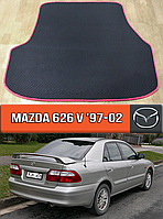 ЕВА коврик в багажник Мазда 626 1997-2002. EVA ковер багажника на Mazda 626 GF, фото 1
