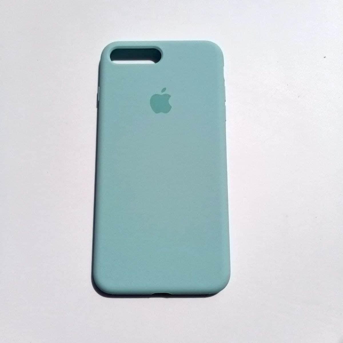 

Чехол Silicone Case для Apple iPhone 7 Plus, 8 Plus Spray, Серо-голубой