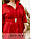 Женское летнее платье-рубашка №827 (р.48-58) красный, фото 3