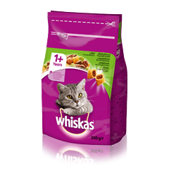 Whiskas (Віскас) 1+ для кішок з ягням 0,3 кг