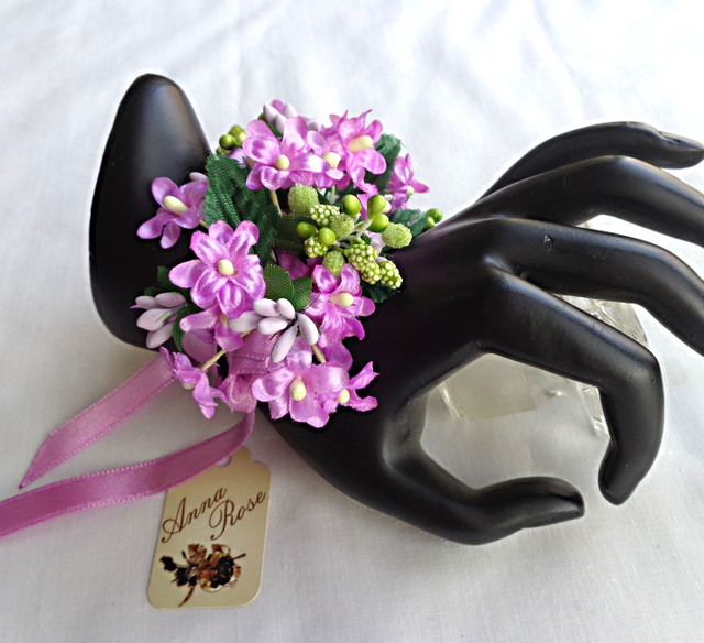 Квітковий браслет на руку ручної роботи Бузкова троянда-купити-в інтернет-магазині AnnaRose