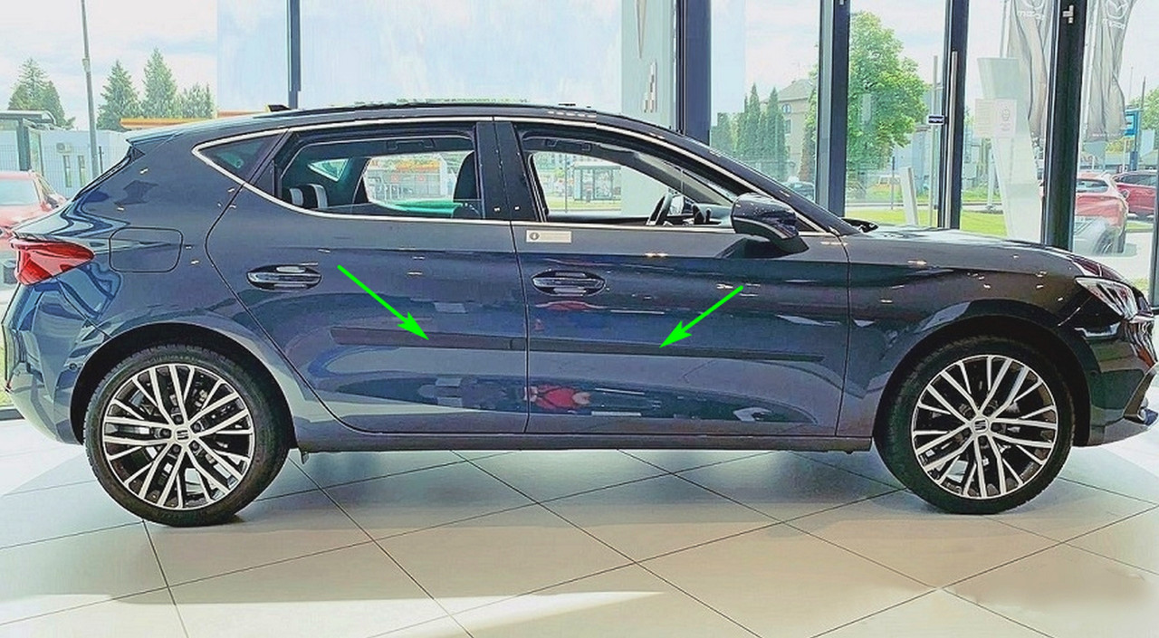 Молдинги на двери для Seat León Mk4 2020+, фото 3