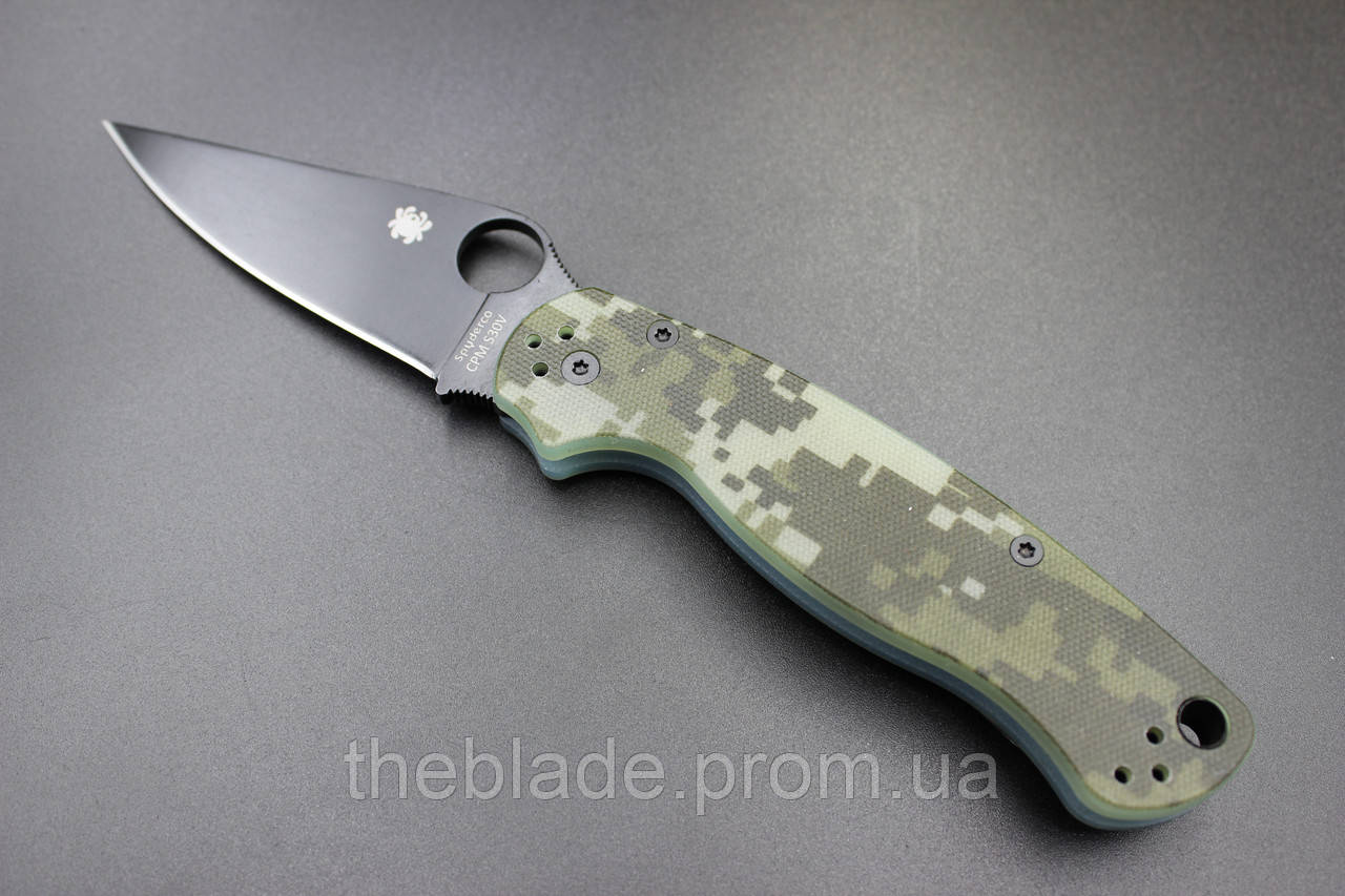 Нож складной карманный Spyderco Paramilitary 2 C81 (копия), для повседневного ношения, Хаки