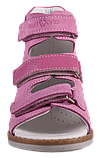 Високі ортопедичні босоніжки для дівчинки Форест Орто (Рожеві) 4Rest Orto 06-105 розмір 21-30, фото 5