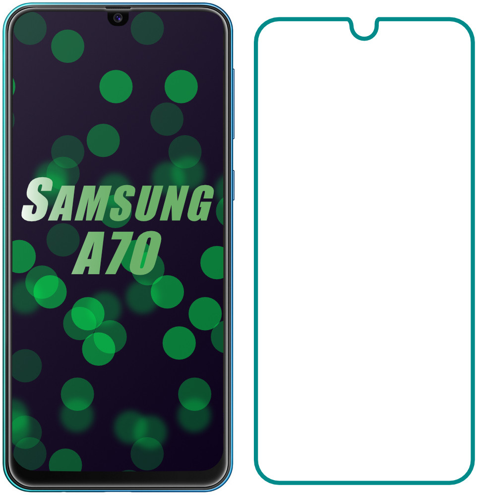 

Защитное стекло Samsung Galaxy A70 A705 (Прозрачное 2.5 D 9H) (Самсунг Галакси А70)