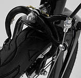 Велосипед детский двухколесный на магниевой раме Corso 83564 16" рост 100-120 см возраст 4-7 лет черный, фото 5