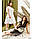 Женское платье на запах в горошек №830 (р.42-46) белый, фото 6