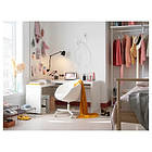 Офісний обертовий стілець IKEA SKRUVSTA Исана Білий (504.029.95), фото 3