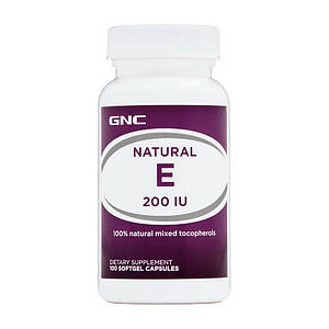 Витамин Е GNC Natural E 200 IU 100 soft caps
