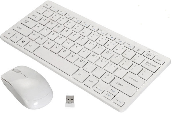 Комплект беспроводная клавиатура и мышь K03 для компьютера с защитной 