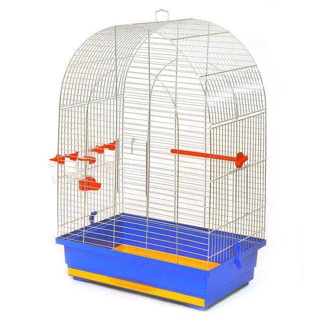 Клетка для попугаев Люси цинк, 47*30*67 см