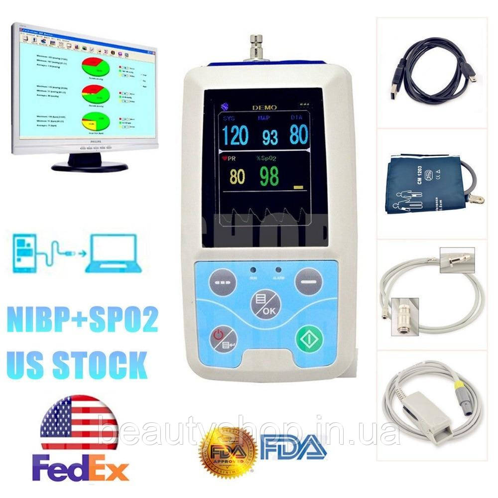 CONTEC PM50 портативний монітор артеріального тиску NIBP/Spo2 пацієнта + манжета + зонд Новий