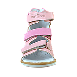 Босоножки детские ортопеды с высоким задником Форест Орто (Розовые) 4Rest Orto 06-134 размер 19-30, фото 3