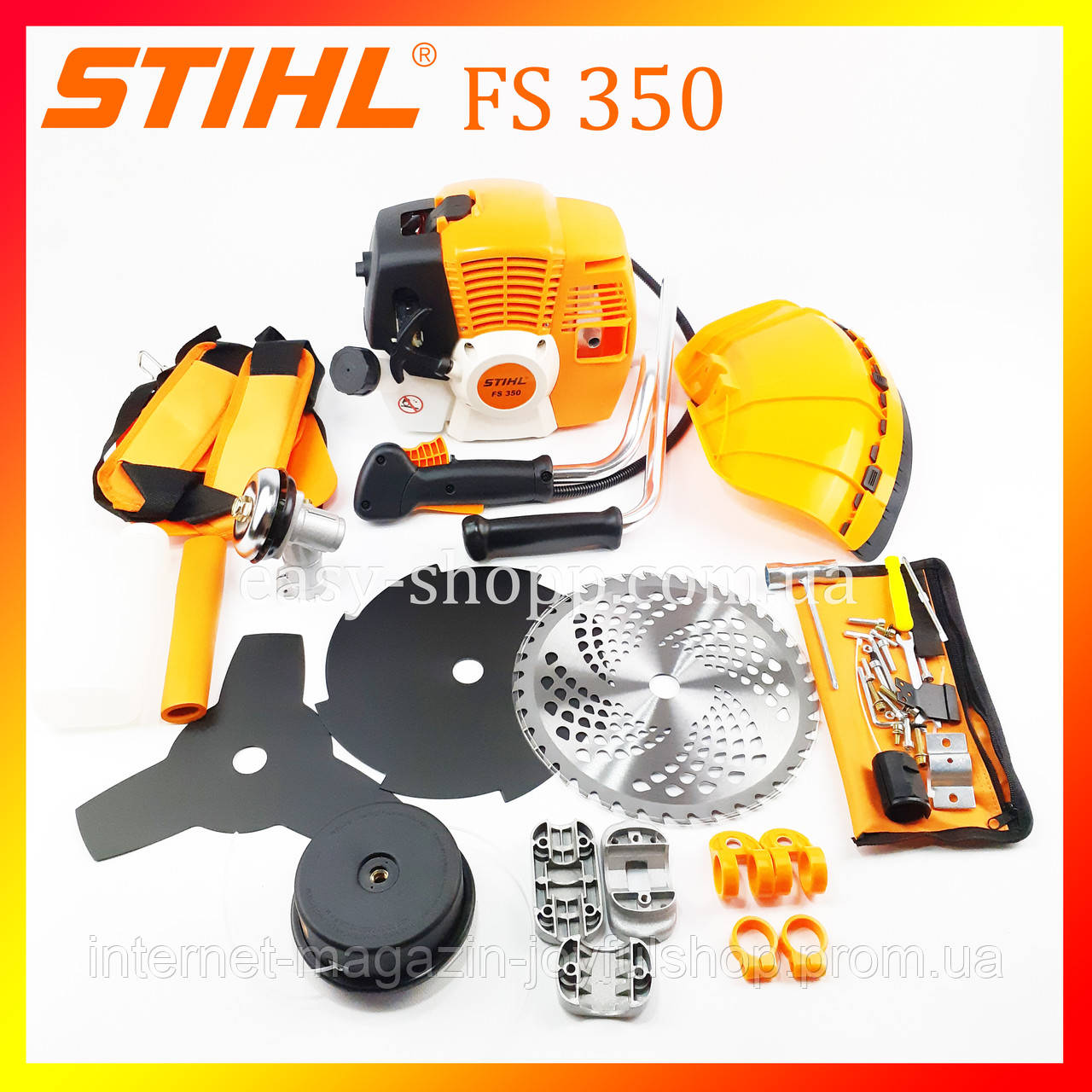 

Мотокоса бензиновая STIHL FS 350 Улучшенная (Бензокоса ФС 350) 4 кВт/5.5 л.с (широкая комплектация)